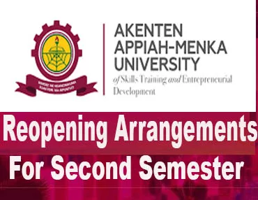 Aamusted Arrangements For Second Semester Of 2022/2023 - GhEduJob