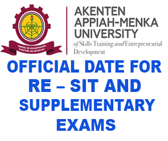 Resit And Supplementary Examination For All Aamusted 2024 - GhEduJob