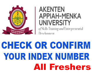 Aamusted Fresher Index Number Checker Portal 2023/2024 - GhEduJob